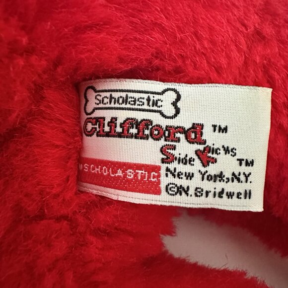 Vtg 1997 Clifford The Big Red Dog Scholastic Sidekicks 20” Stuffed Plush Animal - Picture 5 of 7